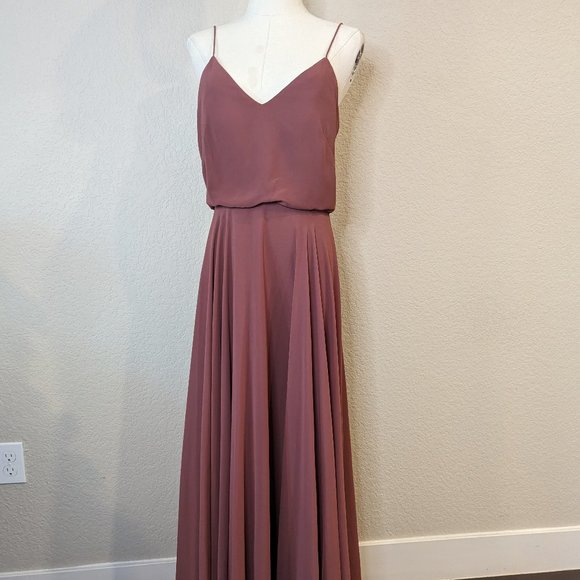 Jenny Yoo Gown | Inesse | Cinnamon Rose | Sz 4 | Formal, Gowns, Bridesmaids - Picture 2 of 8
